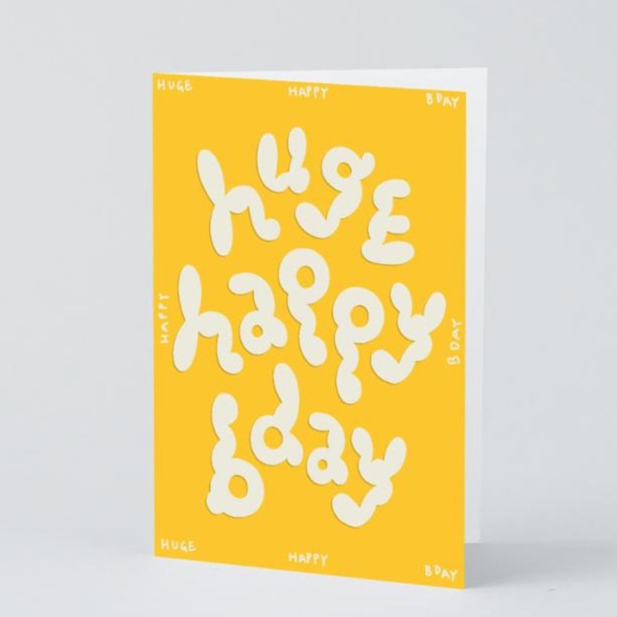 Lifestyle HUNTER JONES | Huge Happy Bday Card By Micke Lindebergh