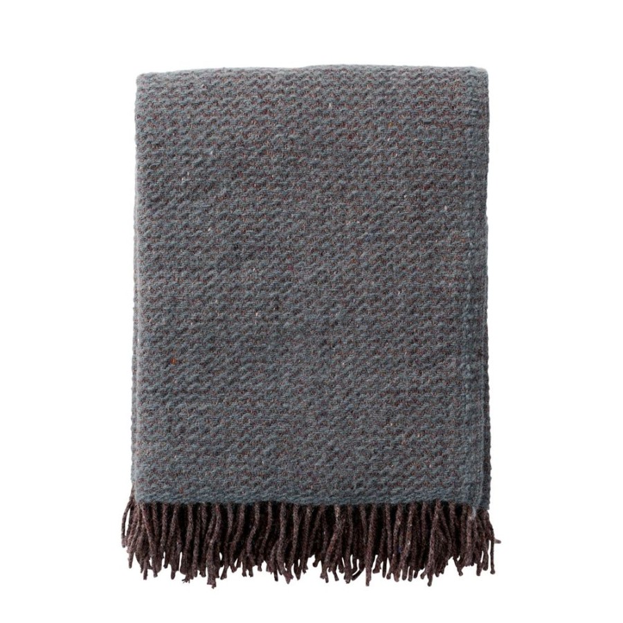 Textiles & Rugs HUNTER JONES | Klippan Wave Recycled Wool & Lambswool - Green