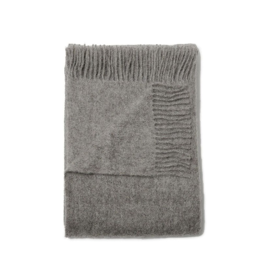 Textiles & Rugs HUNTER JONES | Namuos Scandinavian Wool Blanket - Grey