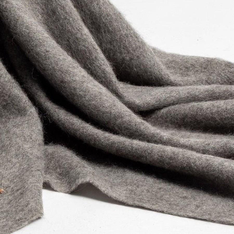 Textiles & Rugs HUNTER JONES | Namuos Scandinavian Wool Blanket - Grey