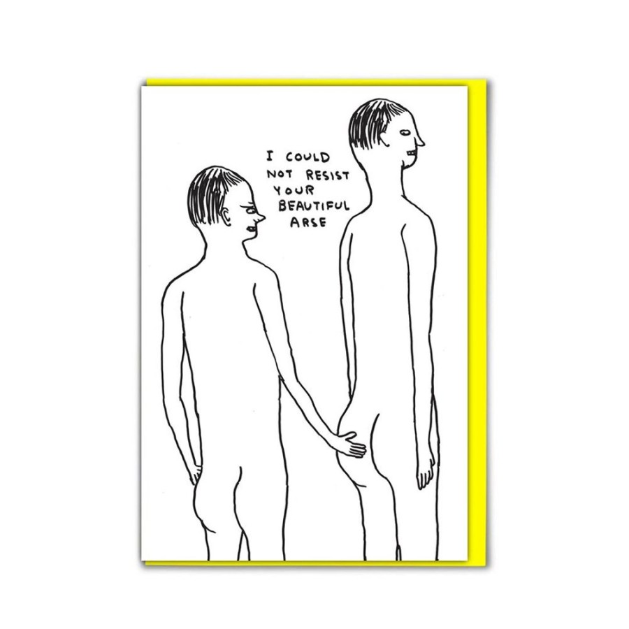 Lifestyle HUNTER JONES | Beautiful Arse Card By David Shrigley