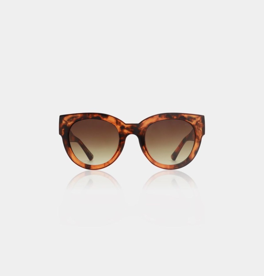 Lifestyle HUNTER JONES | A.Kjaerbede Lilly Sunglasses - Havana