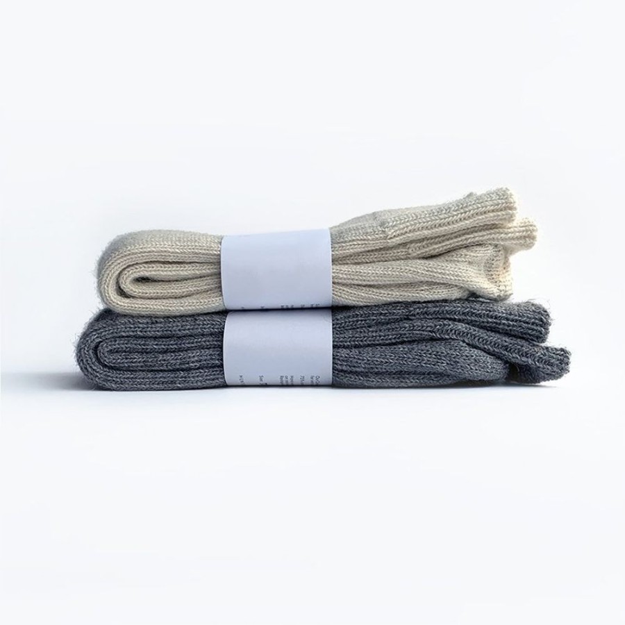 Lifestyle HUNTER JONES | Cushioned Alpaca Sock By Hunter Jones - Grey