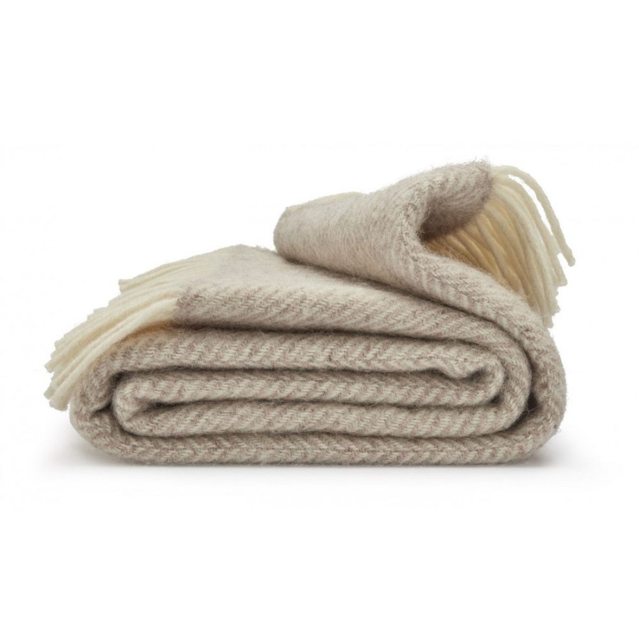 Textiles & Rugs HUNTER JONES | Tweedmill Wool Throw Hazel