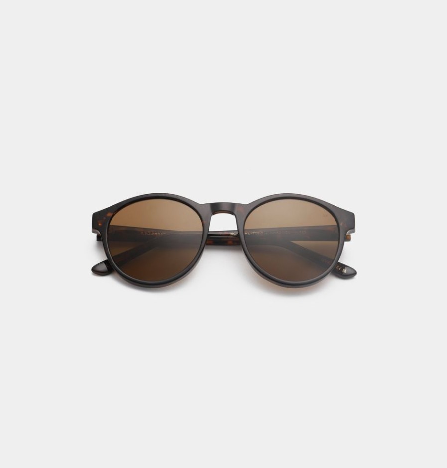 Lifestyle HUNTER JONES | A.Kjaerbede Marvin Sunglasses - Demi-Tortoise