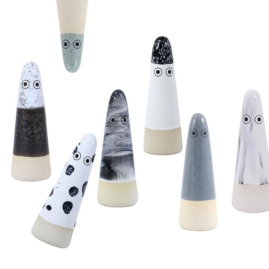 Ceramics & Glass HUNTER JONES | Studio Arhoj Ceramic Ghost - Monochrome