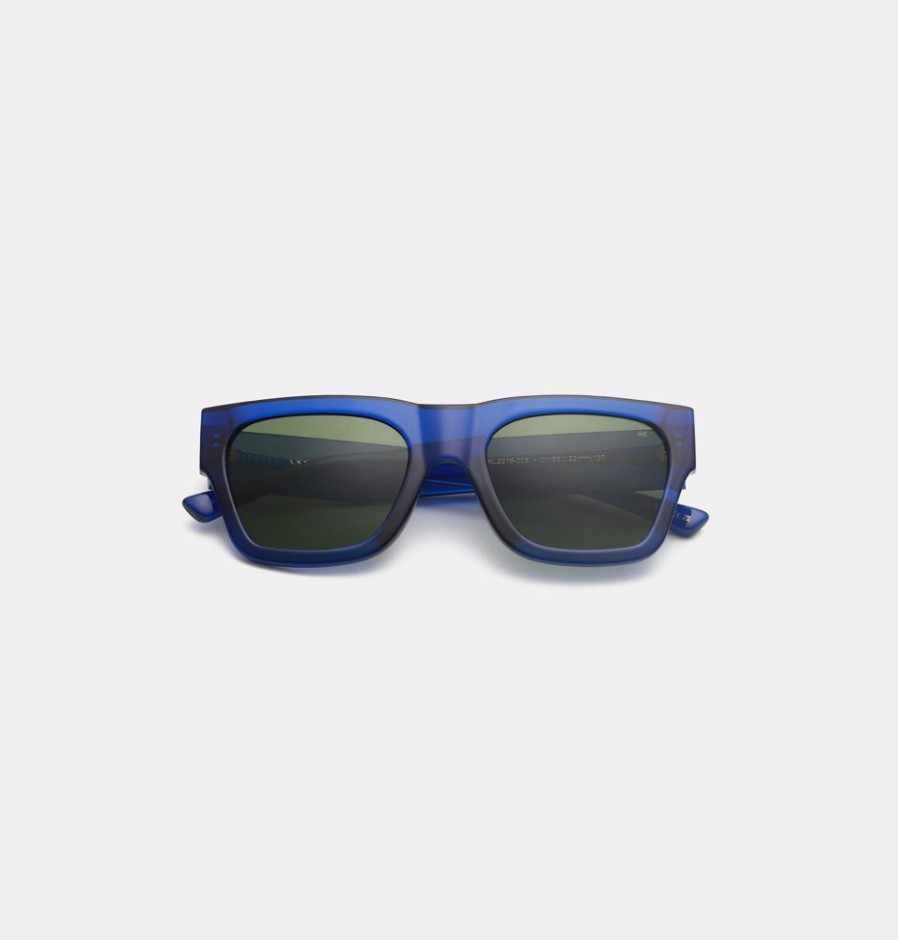 Lifestyle HUNTER JONES | A.Kjaerbede Agnes Sunglasses - Dark Blue Transparent